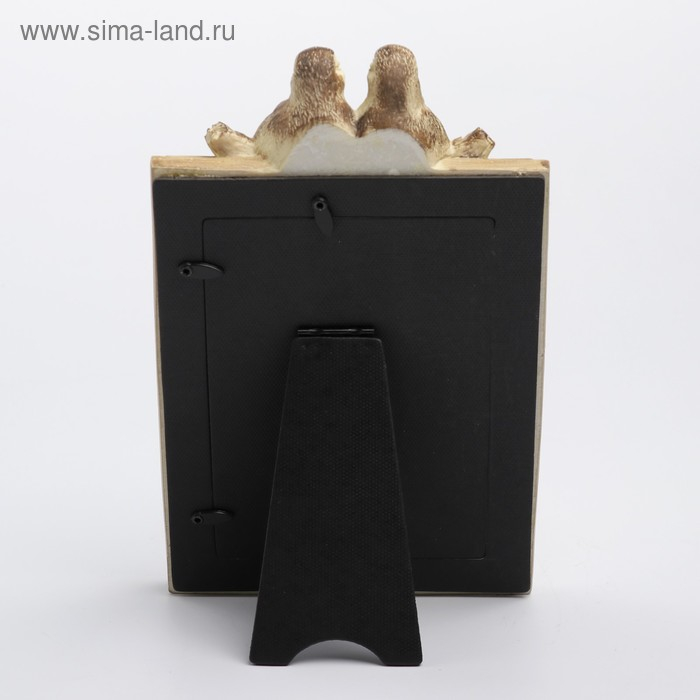 Фоторамка полистоун 10х15 см Фоторамка полистоун 10х15 см "Воробьи" беж 24х15 см