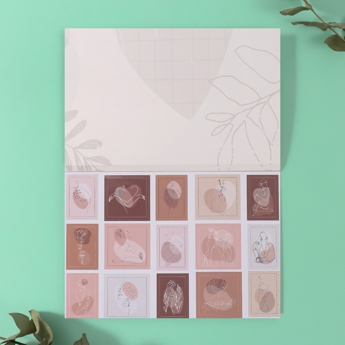 Наклейки в книжке Наклейки в книжке "Одна линия" + 3 фона 20,7х14,2 см