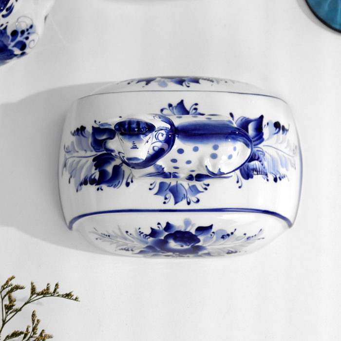 Маслёнка Маслёнка "Коровка", гжель