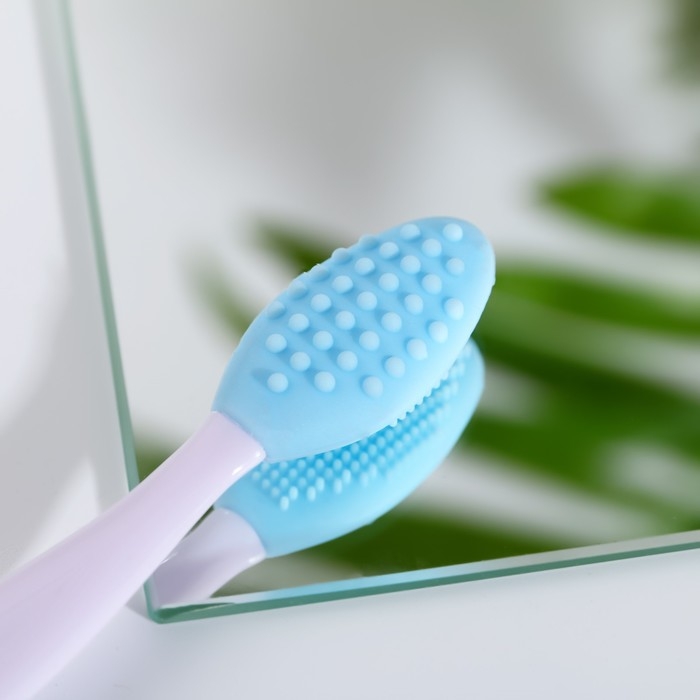 Массажер, щёточка для очищения пор «Время думать о себе», 14,5 х 1,8 см Массажер, щёточка для очищения пор «Время думать о себе», 14,5 х 1,8 см