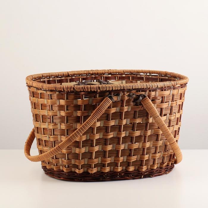 Корзина плетеная  Корзина плетеная "Пикник", без крышки, 40х29х24/43 см
