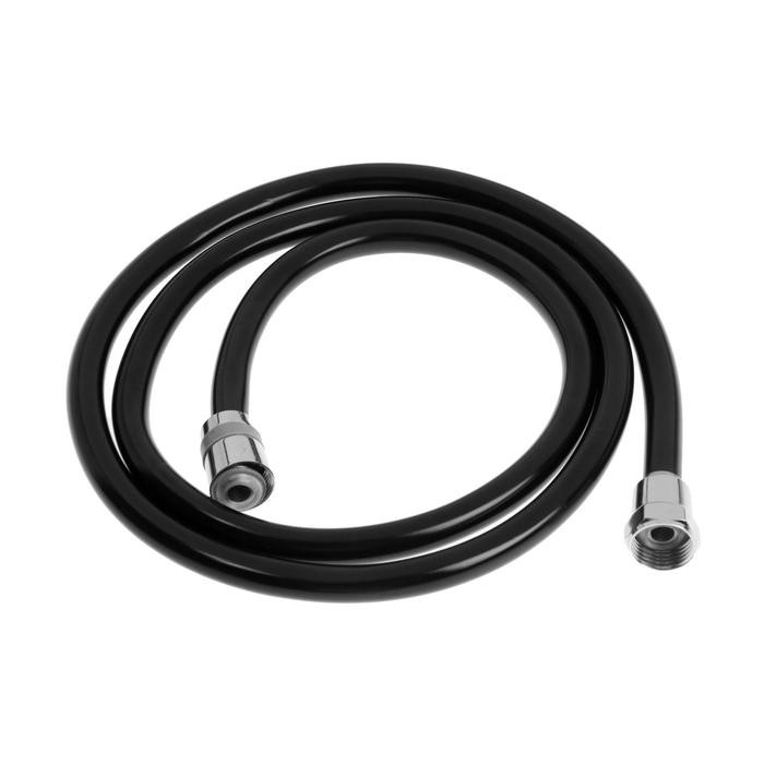 Душевой шланг ZEIN Z09PB, 150 см, антиперекручивание, латунные гайки, черный Душевой шланг ZEIN Z09PB, 150 см, антиперекручивание, латунные гайки, черный