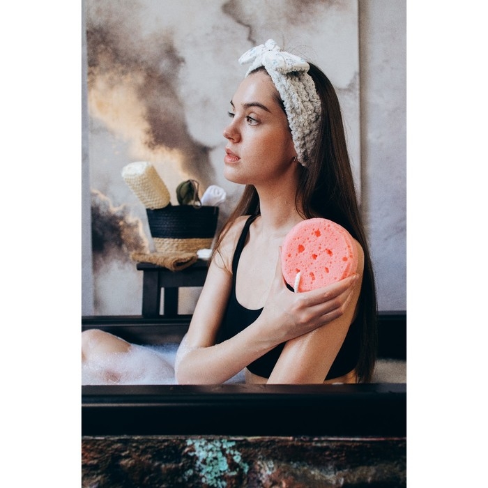 Повязка для умывания Доляна «Ретро», цвет МИКС Повязка для умывания Доляна «Ретро», цвет МИКС