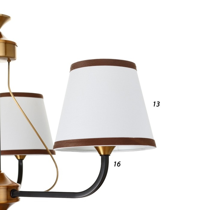 Люстра 2428/3 E27 40Вт черно-бронзовый 59,5х59,5х28 см BayerLux