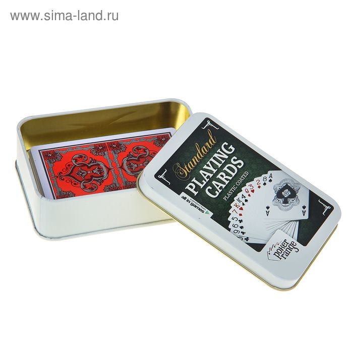 Карты игральные пластиковые Карты игральные пластиковые "Poker range", 54 штук, 28 мкм, 8.8 х 5.8 см