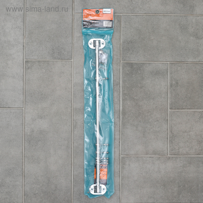 Крючок настенный на планке, двигающийся, Accoona А166-6, 6 шт, цвет хром Крючок настенный на планке, двигающийся, Accoona А166-6, 6 шт, цвет хром