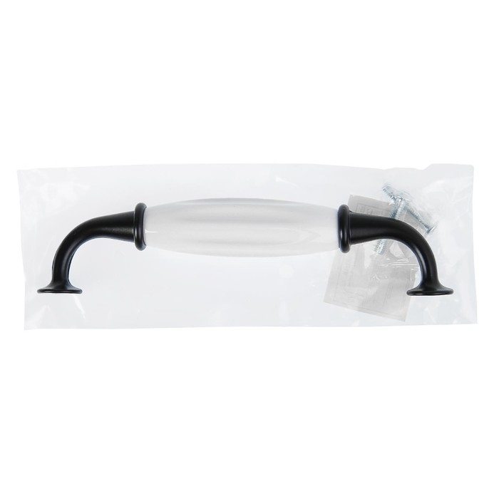 Ручка скоба STYLISH Ceramics 003, 128 мм,керамическая чёрная Ручка скоба STYLISH Ceramics 003, 128 мм,керамическая чёрная