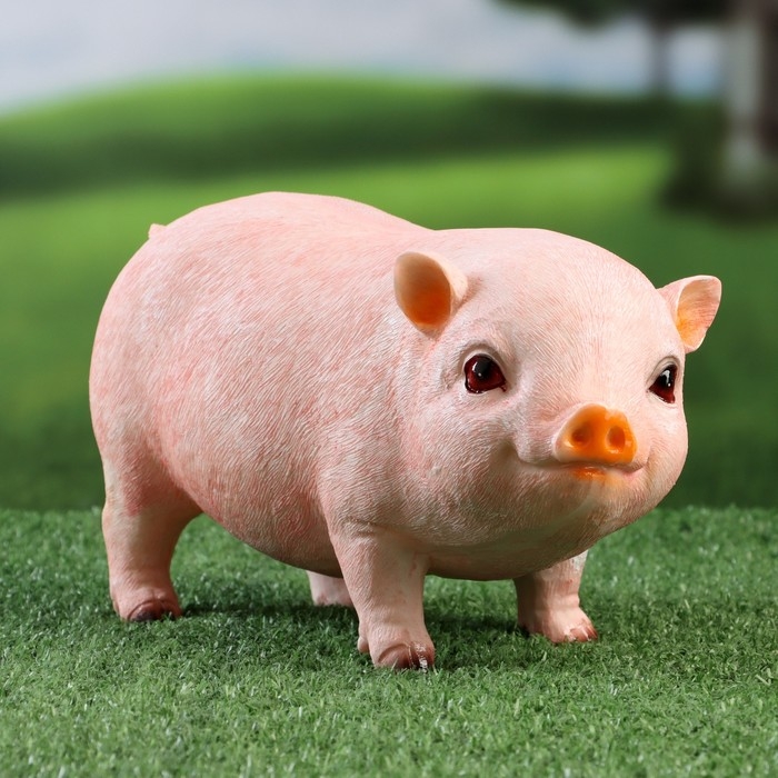 Садовая фигура  Садовая фигура "Поросенок" 12х10х16см  МИКС