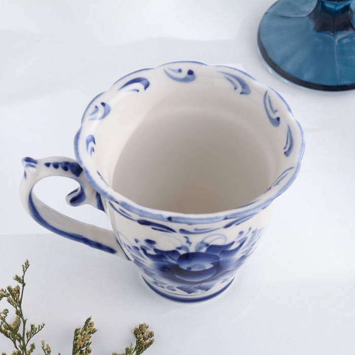 Чашка Чашка "Мария", 10 х 9 см, гжель