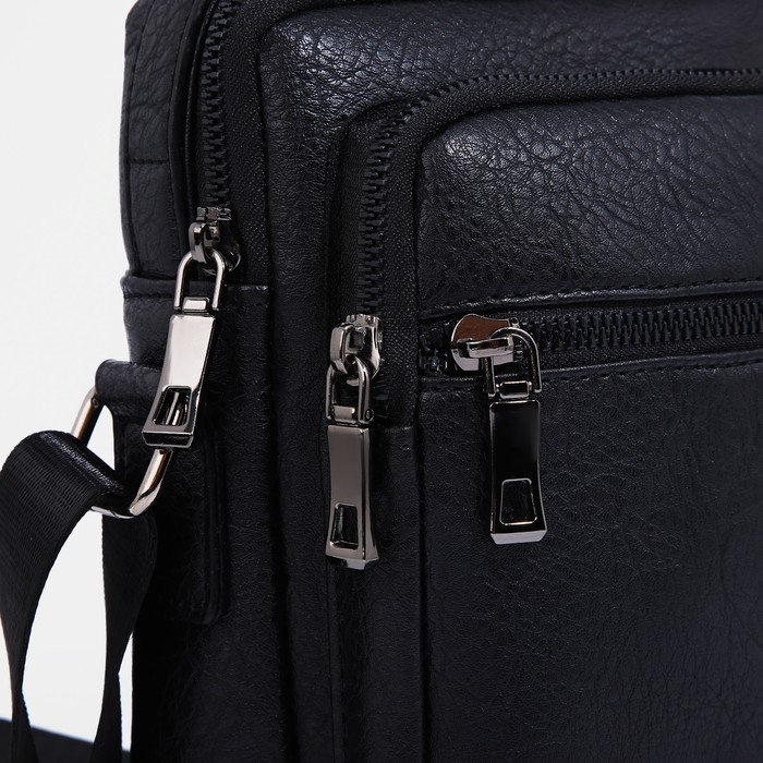 Сумка мужская, цвет чёрный Сумка мужская, цвет чёрный