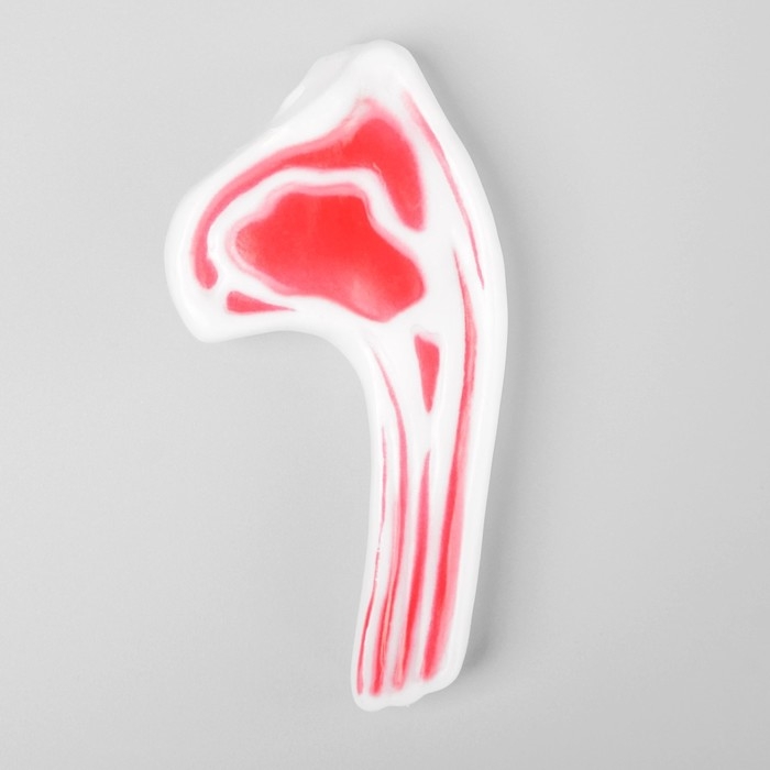 Игрушка пищащая Игрушка пищащая "Мясо на косточке" для собак, 13 см, микс цветов