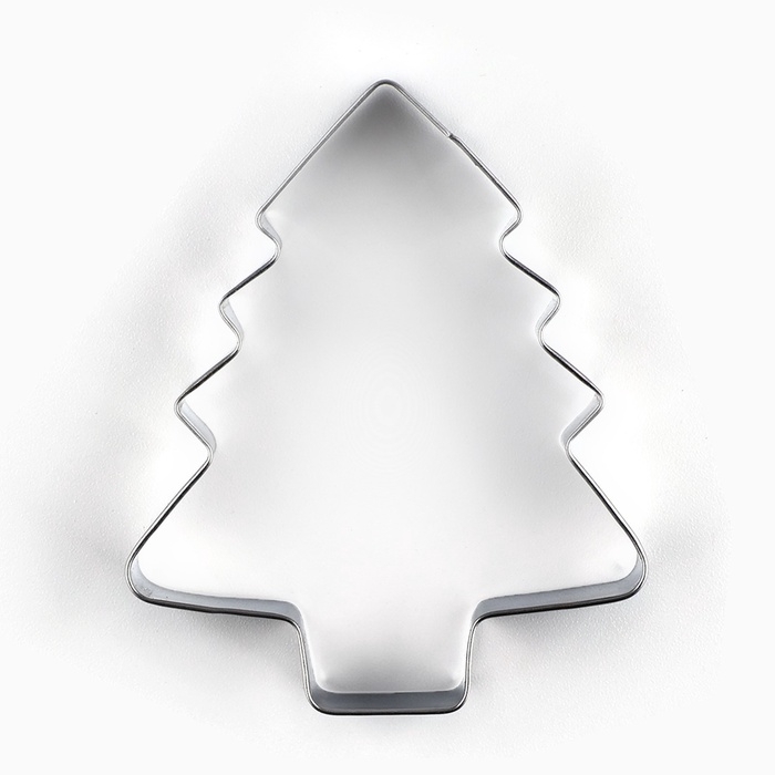 Подарочный набор «Елочка», 2 предмета: лопатка, форма для печенья