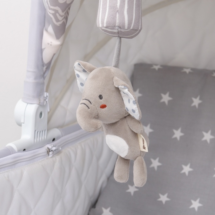 Подвеска - погремушка «Слоник Эли», с пищалкой, на кроватку, коляску, Крошка Я Подвеска - погремушка «Слоник Эли», с пищалкой, на кроватку, коляску, Крошка Я