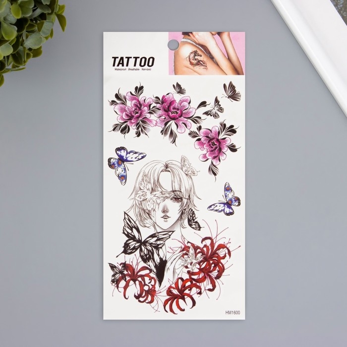 Татуировка на тело цветная  Татуировка на тело цветная "Твоя мечта" 10х20,5 см