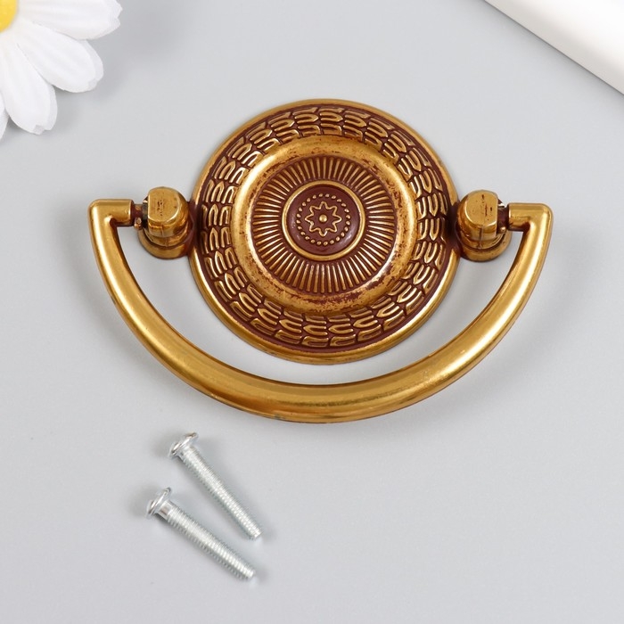 Ручка для шкатулки металл Ручка для шкатулки металл "Ретро" 7,2х1,5 см