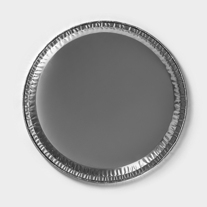 Поднос сервировочный для выпечки Доляна, алюминиевый, d=31 см, 10 шт/уп, рисунок микс