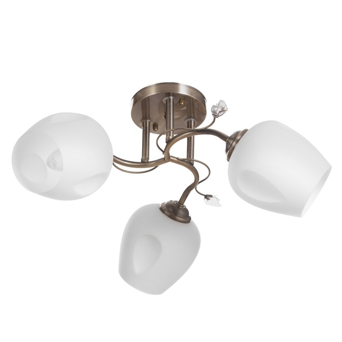 Люстра Люстра "Белинда" 3х40вт Е27 Бронза 49х19х23см