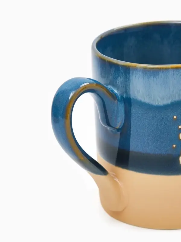 Кружка чайная новогодняя «Машина с ёлкой», 350 мл, ручная работа