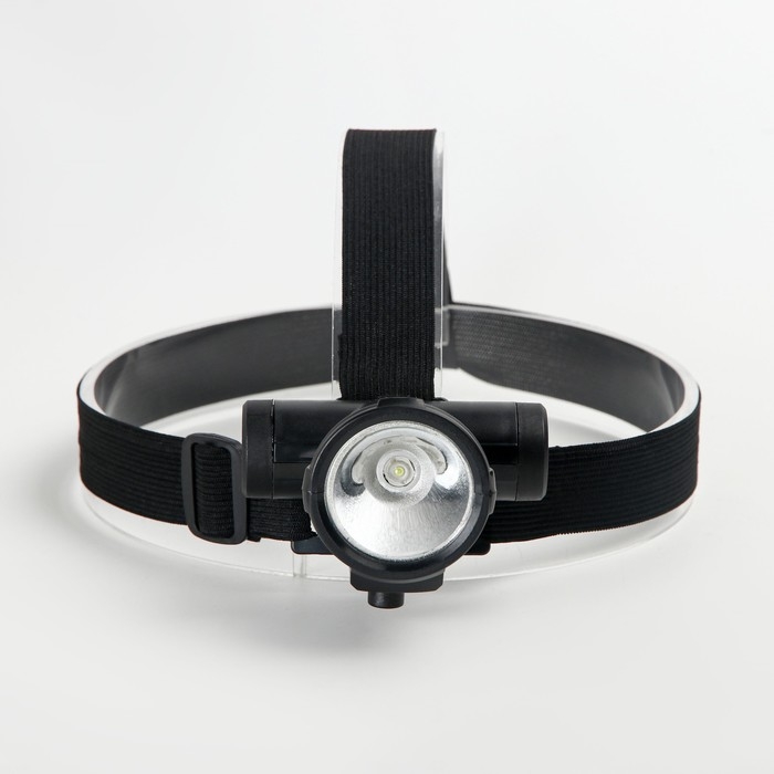 Фонарь налобный аккумуляторный 1 Вт, 1200 мАч, 110 лм, 7.5 x 6.2 х 5.7 см, USB Фонарь налобный аккумуляторный 1 Вт, 1200 мАч, 110 лм, 7.5 x 6.2 х 5.7 см, USB