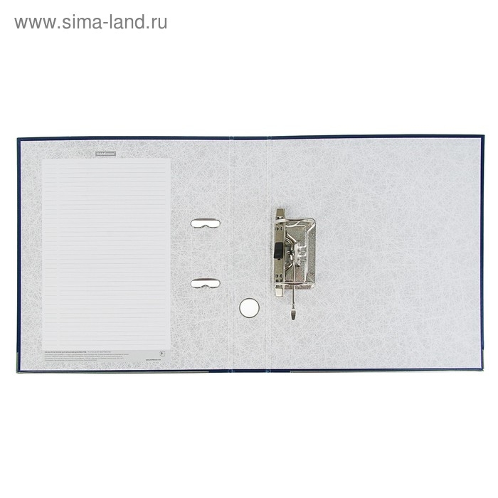 Папка-регистратор А4, 50 мм, ErichKrause Standard, бумвинил, с этикеткой на корешке, нижний металлический кант, синяя Папка-регистратор А4, 50 мм, ErichKrause Standard, бумвинил, с этикеткой на корешке, нижний металлический кант, синяя