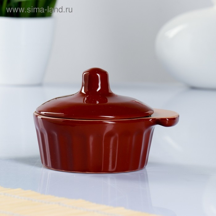 Кокотница  Кокотница "Ностальгия с крышкой" 0,2л / 12х8см, стандарт