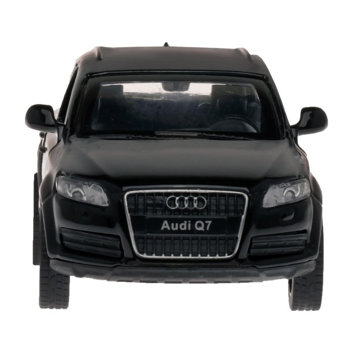 Машина металлическая Audi Q7 1:43, инерция, открываются двери, цвет чёрный Машина металлическая Audi Q7 1:43, инерция, открываются двери, цвет чёрный