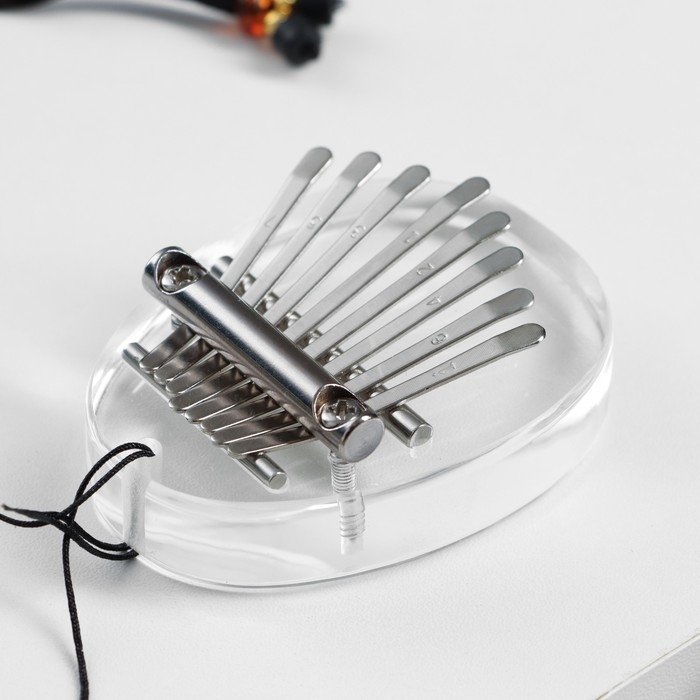 Калимба Калимба "Камешек" Music Life, 8 язычков, 7 х 5 х 1,8 см, акриловое стекло