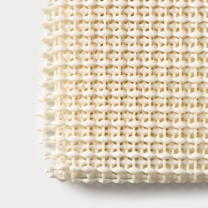 Подложка под ковёр противоскользящая Доляна, 60×120 см, цвет белый Подложка под ковёр противоскользящая Доляна, 60×120 см, цвет белый