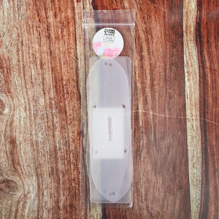 Набор лекал для подпряжника, 40 мм × 14 см, 3 шт, цвет прозрачный