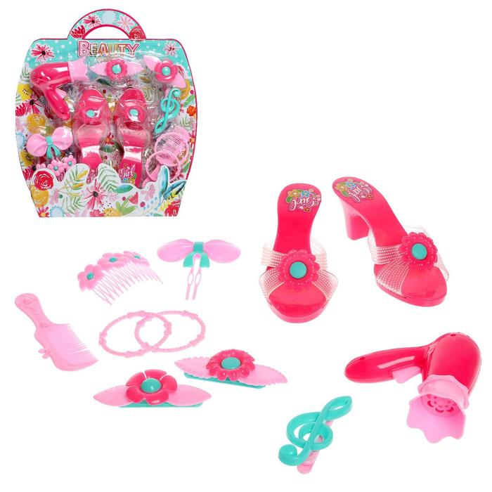Набор парикмахера «Юная леди», 11 предметов Набор парикмахера «Юная леди», 11 предметов