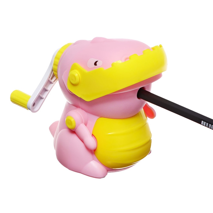 Точилка механическая с контейнером Точилка механическая с контейнером "Дракон" розовый