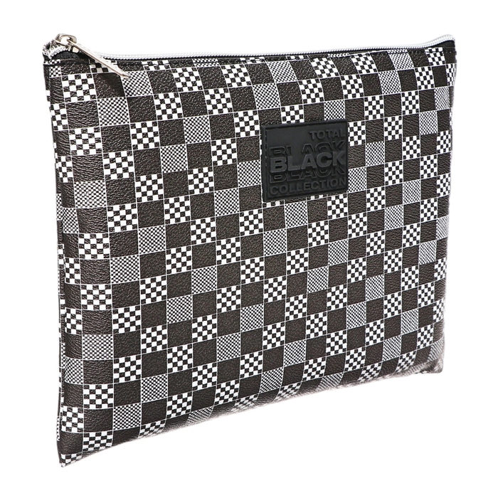 Папка для тетрадей А5, 245 х 200 х 10 мм, молния сверху, кож.зам, deVENTE TOTAL BLACK, универсальная Папка для тетрадей А5, 245 х 200 х 10 мм, молния сверху, кож.зам, deVENTE TOTAL BLACK, универсальная