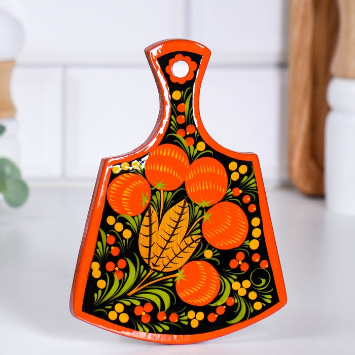 Доска разделочная «Лимонница», хохлома Доска разделочная «Лимонница», хохлома