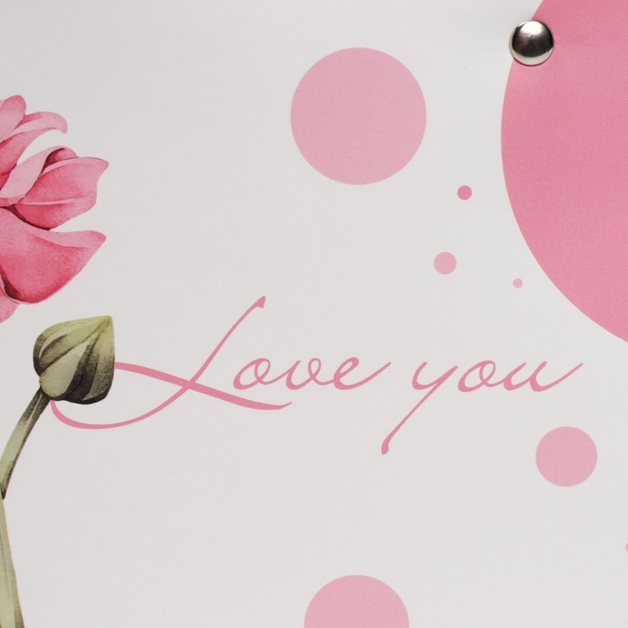 Пакет влагостойкий для цветов Love you, 24 х 12 х 12 см Пакет влагостойкий для цветов Love you, 24 х 12 х 12 см