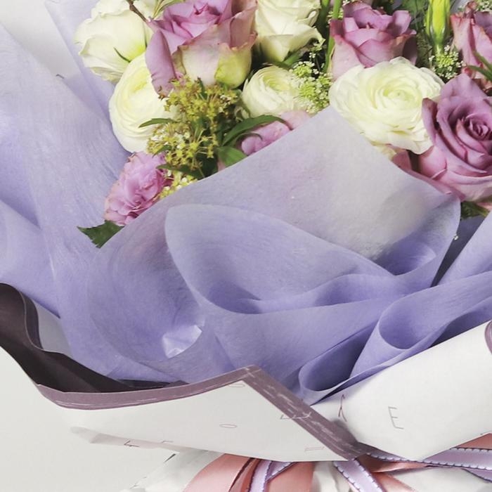 Фетр однотонный, светло-розовый, 50 см x 15 м Фетр однотонный, светло-розовый, 50 см x 15 м