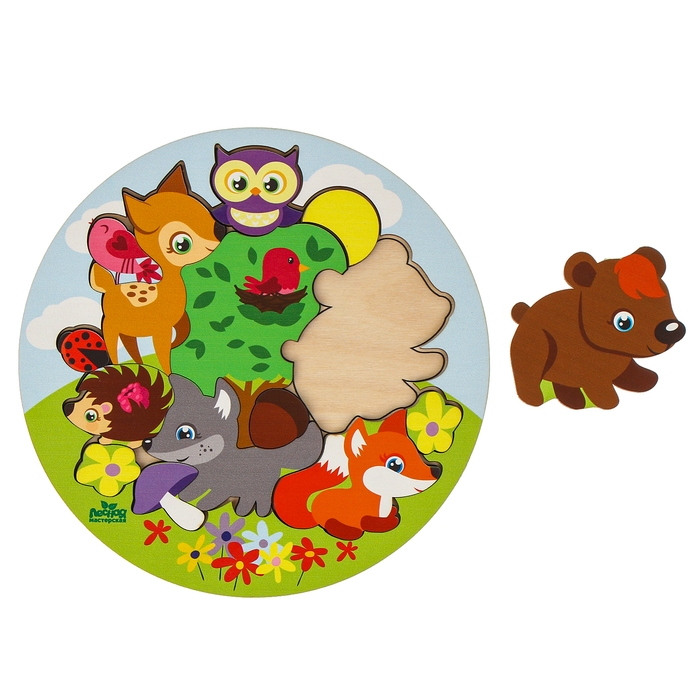 Головоломка «Лесные жители» Головоломка «Лесные жители»