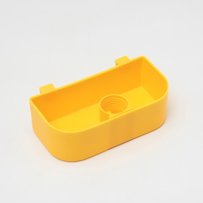 Поилка под бутылку для птиц внутренняя 14,3 х 6,8 х 4,5 см, жёлтая Поилка под бутылку для птиц внутренняя 14,3 х 6,8 х 4,5 см, жёлтая