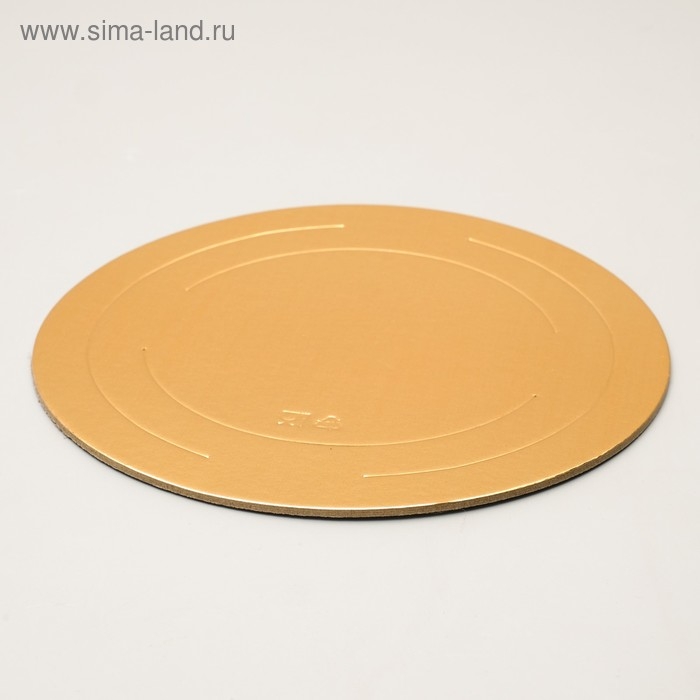 Подложка усиленная 23 см, золото-жемчуг, 3,2 мм Подложка усиленная 23 см, золото-жемчуг, 3,2 мм