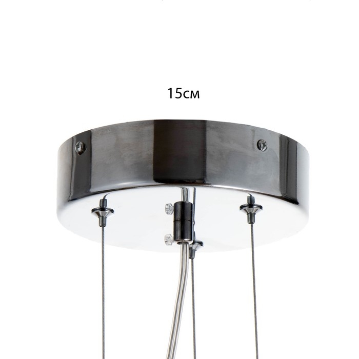 Люстра с ПДУ Люстра с ПДУ "Сифора" LED 50Вт 3000-6000К золото 40х40х23 см BayerLux