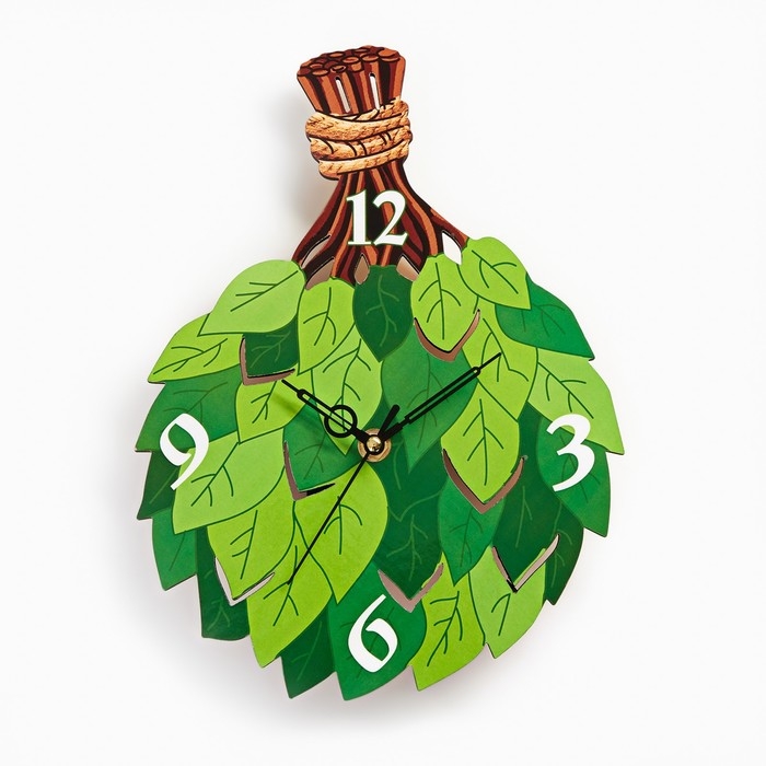 Часы настенные интерьерные   Часы настенные интерьерные  "Веник",  21 х 28 см