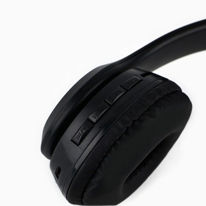 Наушники светящиеся ушки, беспроводные «Котик», черные W-03 Наушники светящиеся ушки, беспроводные «Котик», черные W-03