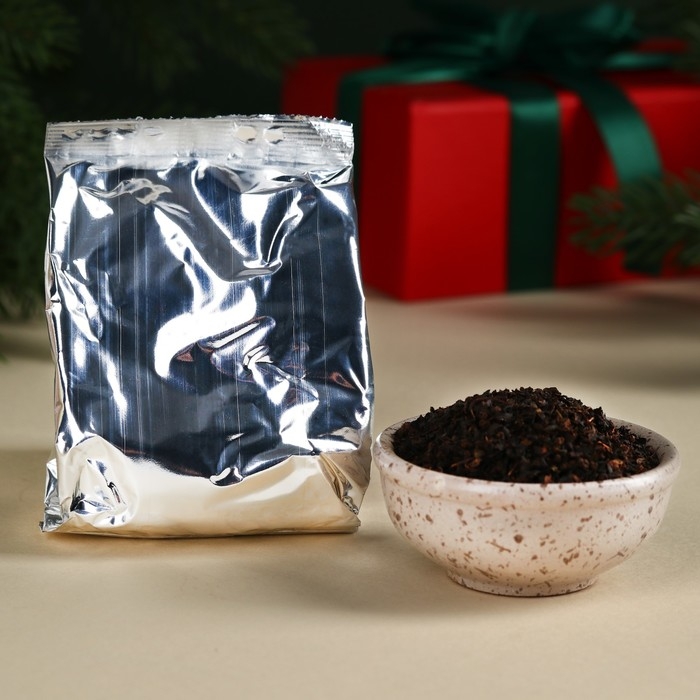 Новый год! Чай чёрный &laquo;Новогодняя почта&raquo; в коробке-книге, вкус: имбирный пряник, 100 г.