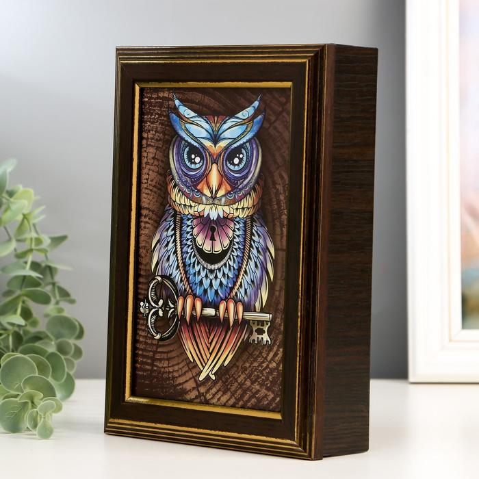 Ключница Ключница "Сова" венге 15х21 см
