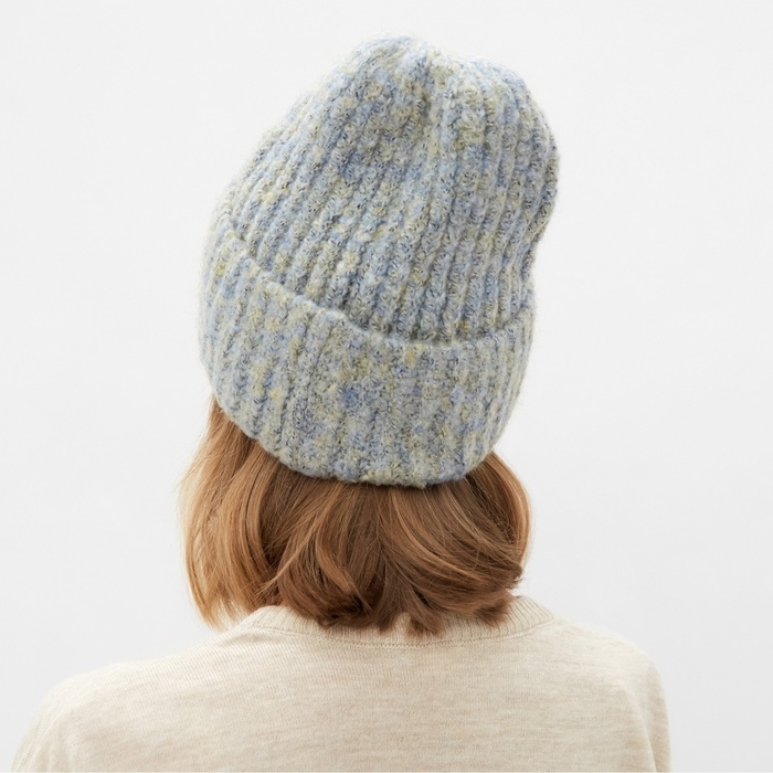 Шапка женская MINAKU овер one size 52-58 серый