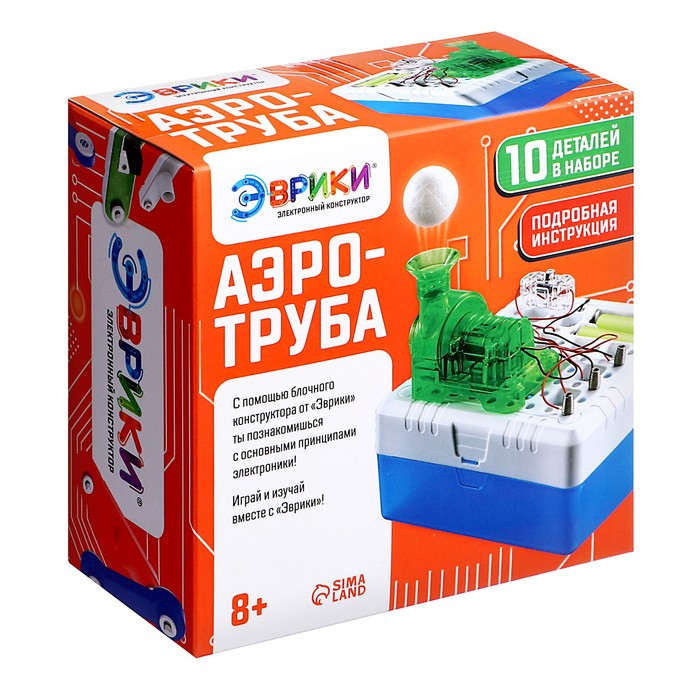 Электронный конструктор «Мини-Аэротруба», 10 элементов Электронный конструктор «Мини-Аэротруба», 10 элементов