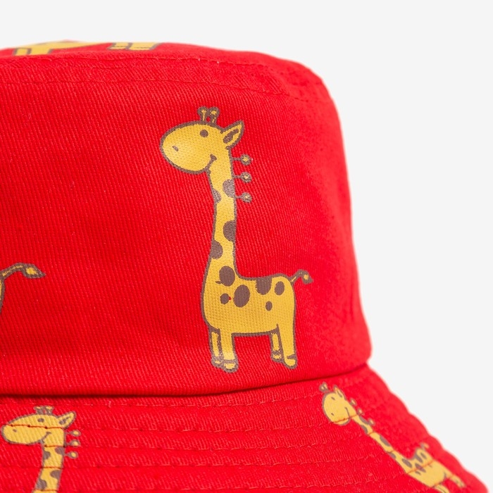 Панама детская MINAKU Панама детская MINAKU "Жирафик", р-р 50, цв. красный