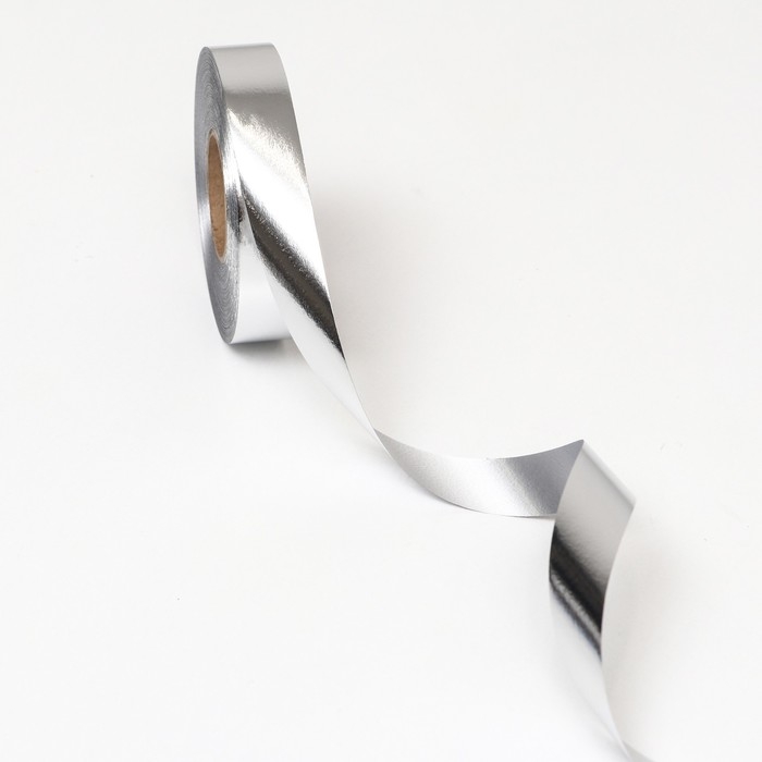 Лента металлизированная, серебряный, 2 х 45 м Лента металлизированная, серебряный, 2 х 45 м