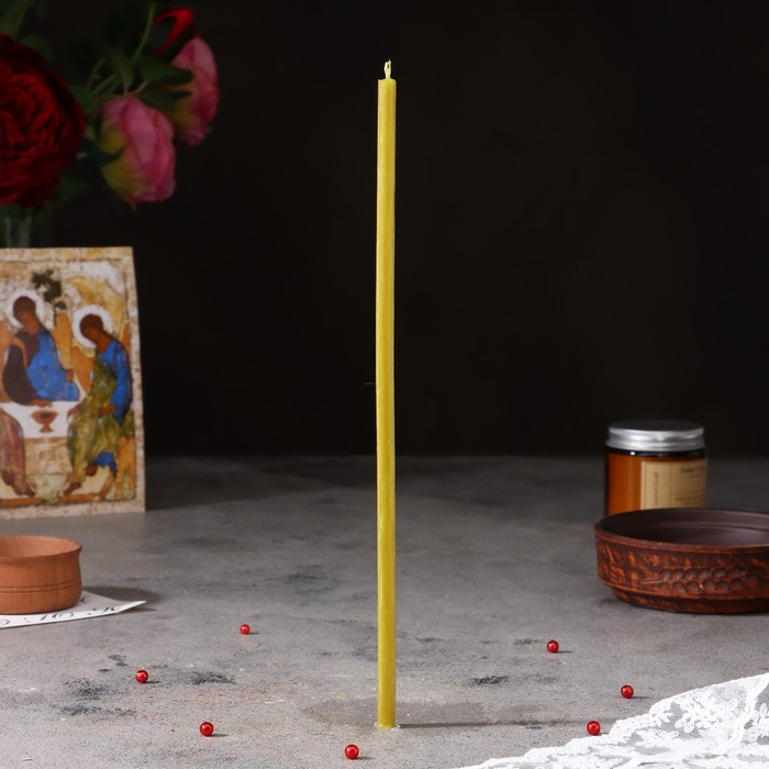 Свечи церковные медовые №30, упаковка 2кг, парафин + медовое масло Свечи церковные медовые №30, упаковка 2кг, парафин + медовое масло