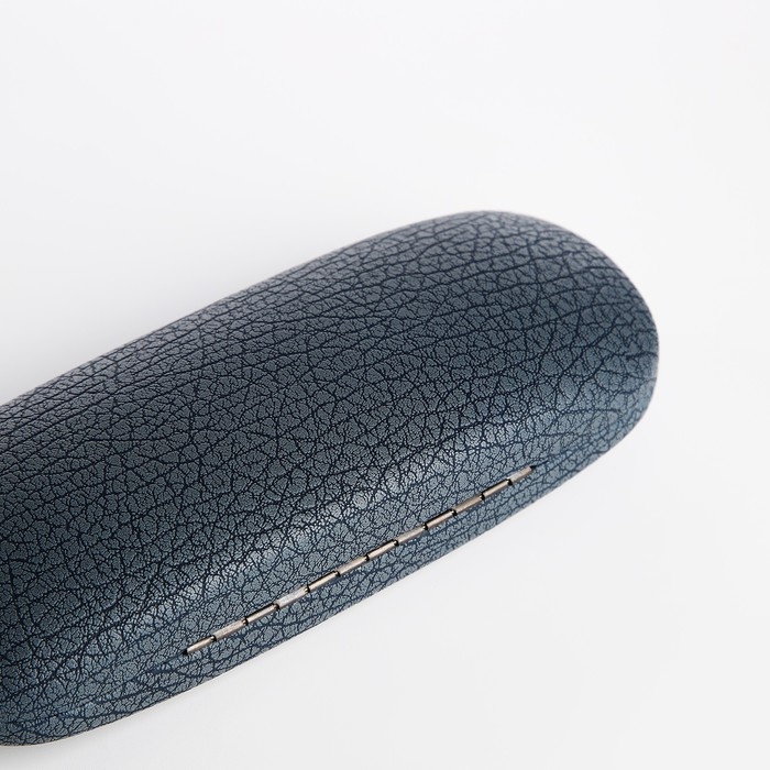 Футляр для очков на хлопушке, длина 16 см, цвет серый Футляр для очков на хлопушке, длина 16 см, цвет серый