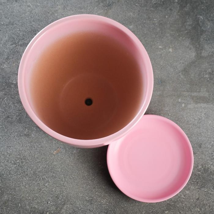 Горшок цветочный Горшок цветочный "Пудровый" 2,5л